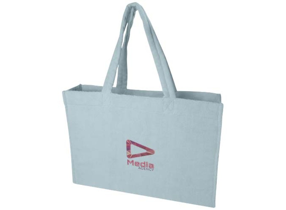 Tote bag per la spiaggia in spugna riciclata certificata GRS da 13 litri Siam FullGadgets.com