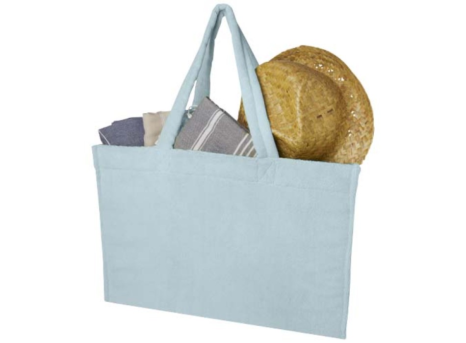 Tote bag per la spiaggia in spugna riciclata certificata GRS da 13 litri Siam FullGadgets.com