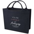 Tote bag per libri in materiale riciclato da 500 g/m² Page Aware™ FullGadgets.com