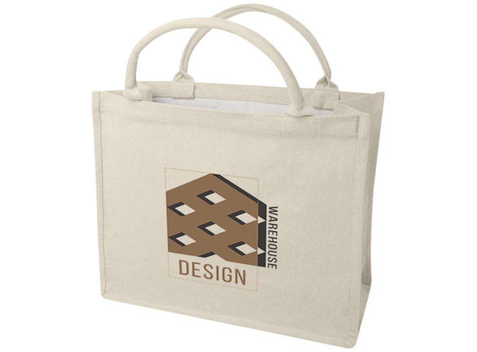 Tote bag per libri in materiale riciclato da 500 g/m² Page Aware™ FullGadgets.com