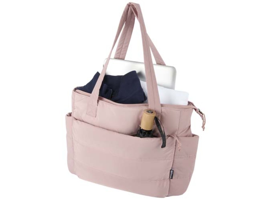 Tote bag per portatile da 15,6" in materiale riciclato certificato GRS Puffer - 18L FullGadgets.com