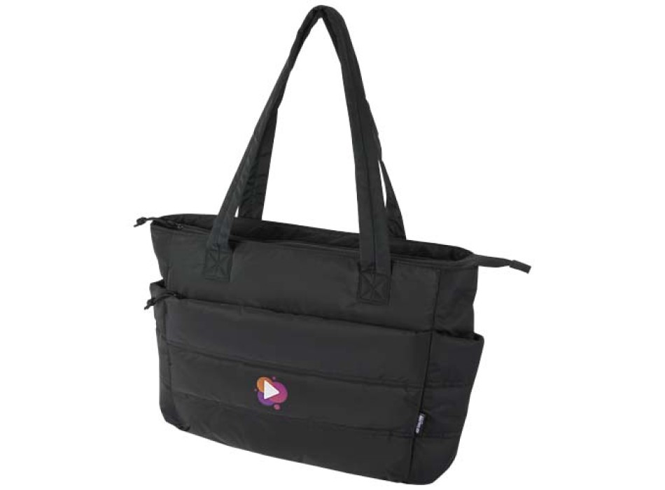 Tote bag per portatile da 15,6" in materiale riciclato certificato GRS Puffer - 18L FullGadgets.com