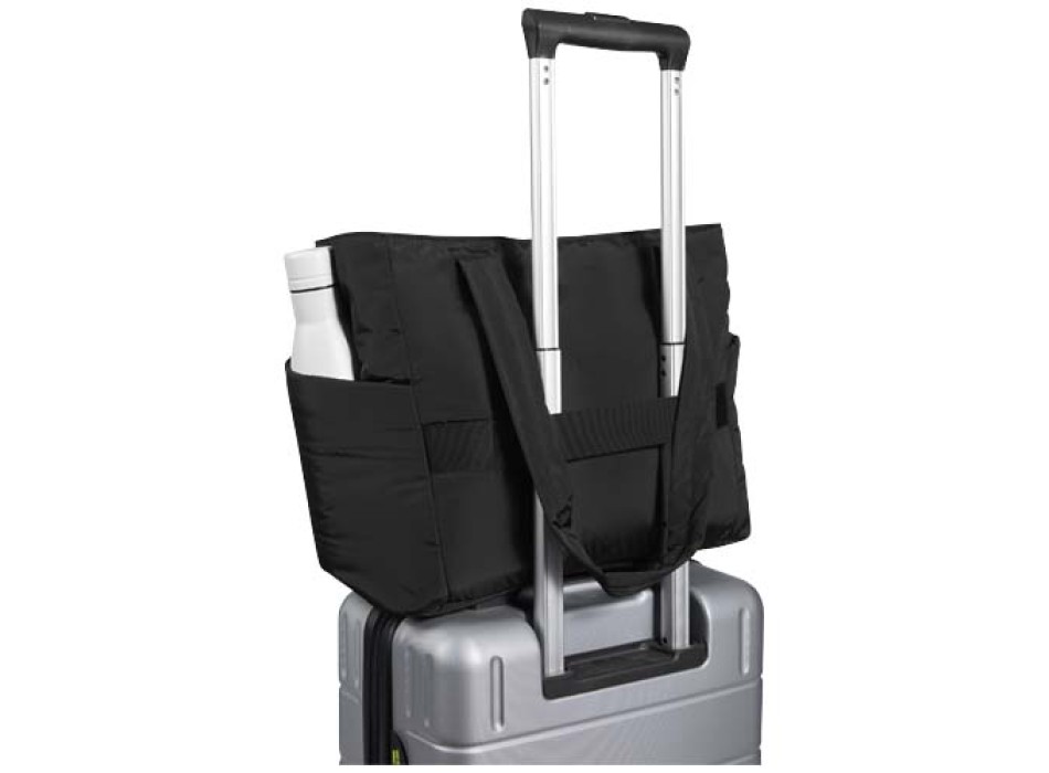 Tote bag per portatile da 15,6" in materiale riciclato certificato GRS Puffer - 18L FullGadgets.com