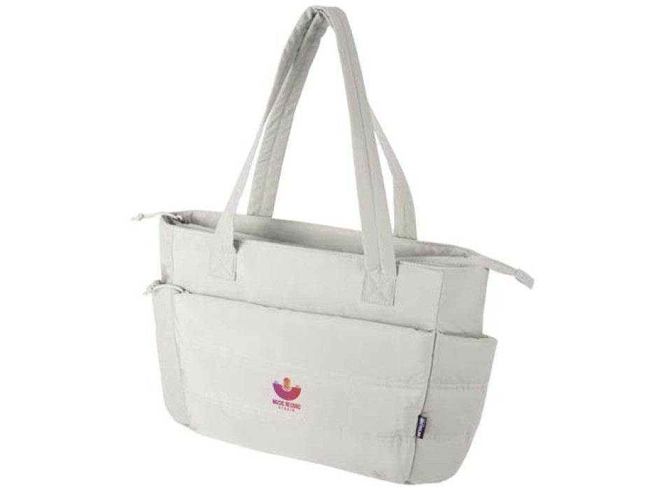 Tote bag per portatile da 15,6" in materiale riciclato certificato GRS Puffer - 18L FullGadgets.com