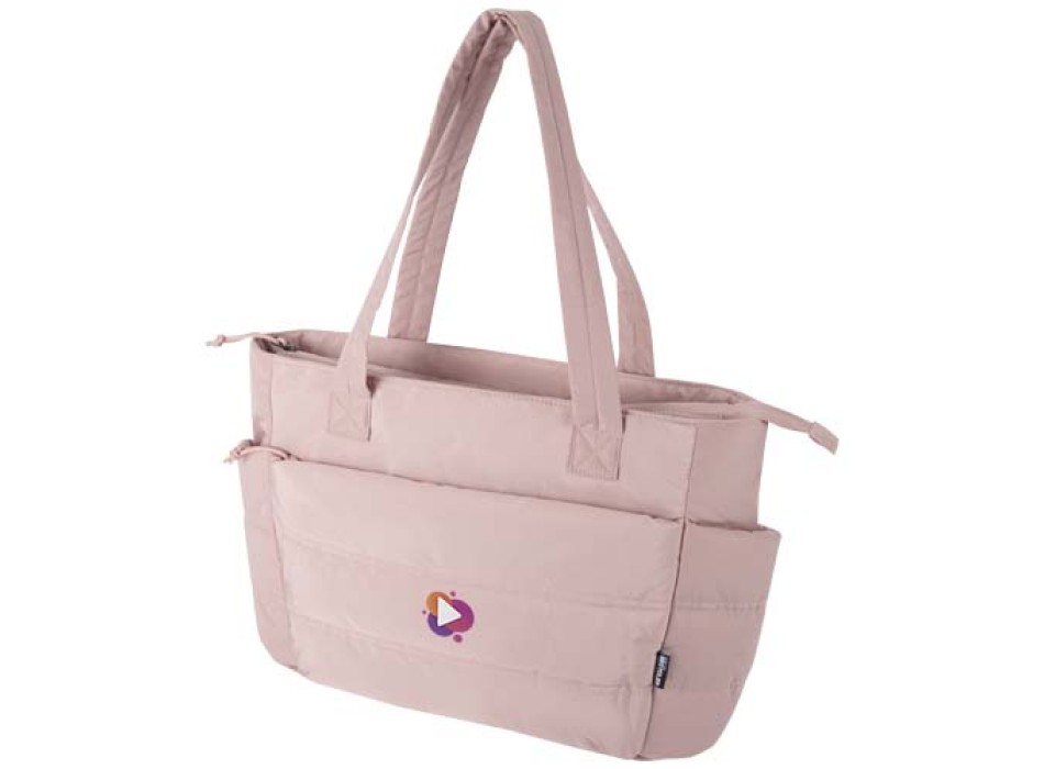 Tote bag per portatile da 15,6" in materiale riciclato certificato GRS Puffer - 18L FullGadgets.com