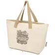 Tote bag pieghevole in cotone riciclato certificato GRS da 140 g/m² Sierra - 7L FullGadgets.com