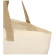 Tote bag pieghevole in cotone riciclato certificato GRS da 140 g/m² Sierra - 7L FullGadgets.com