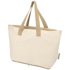 Tote bag pieghevole in cotone riciclato certificato GRS da 140 g/m² Sierra - 7L FullGadgets.com
