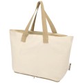 Tote bag pieghevole in cotone riciclato certificato GRS da 140 g/m² Sierra - 7L