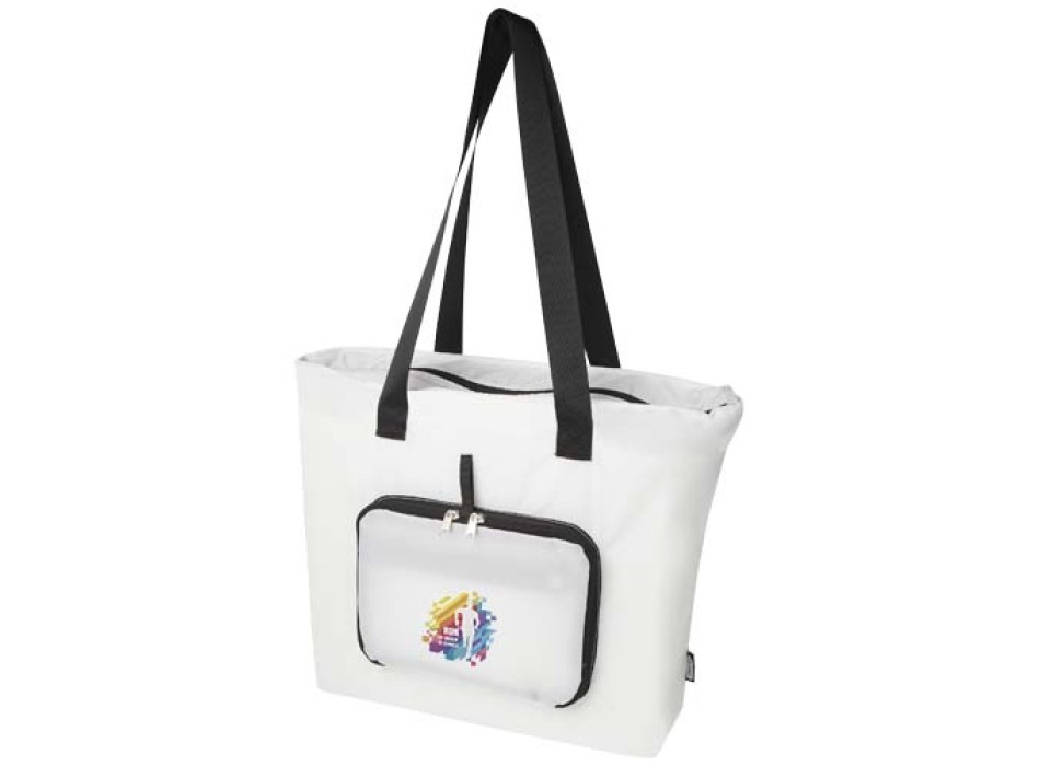 Tote bag pieghevole in PET riciclato da 12 litri EcoFold FullGadgets.com