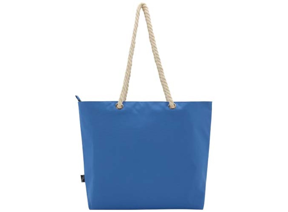 Tote bag termica da spiaggia in materiale riciclato certificato GRS con manici in corda Panama - 23L FullGadgets.com