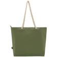 Tote bag termica da spiaggia in materiale riciclato certificato GRS con manici in corda Panama - 23L FullGadgets.com