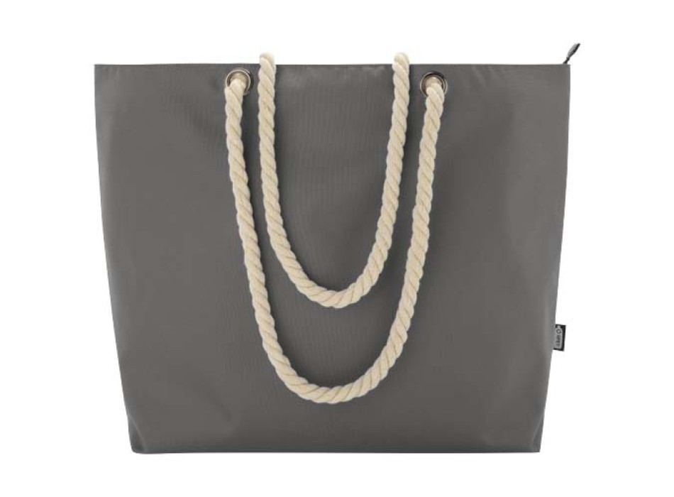 Tote bag termica da spiaggia in materiale riciclato certificato GRS con manici in corda Panama - 23L FullGadgets.com
