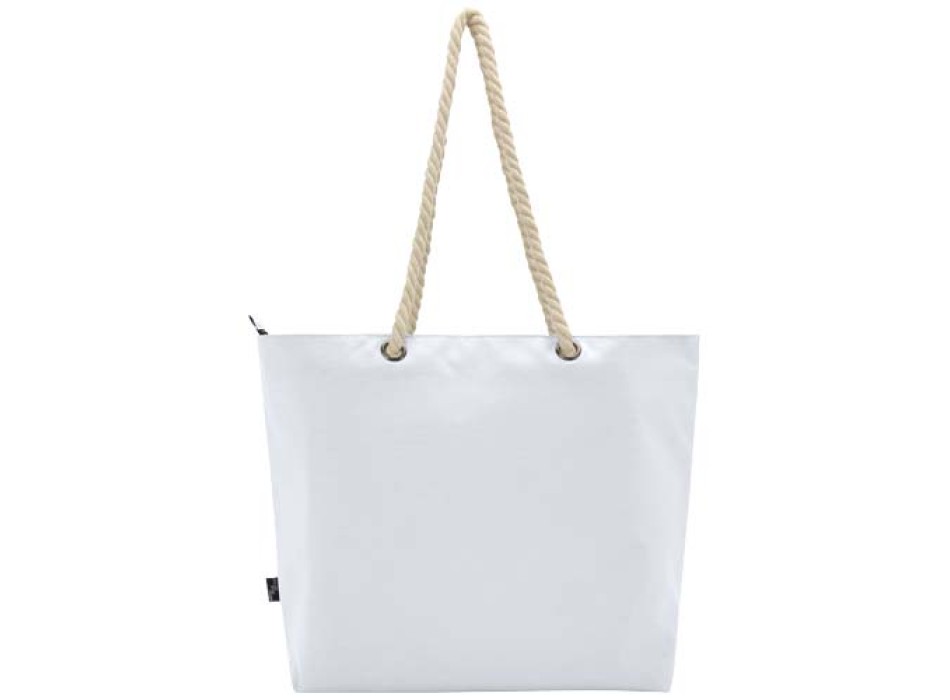 Tote bag termica da spiaggia in materiale riciclato certificato GRS con manici in corda Panama - 23L FullGadgets.com