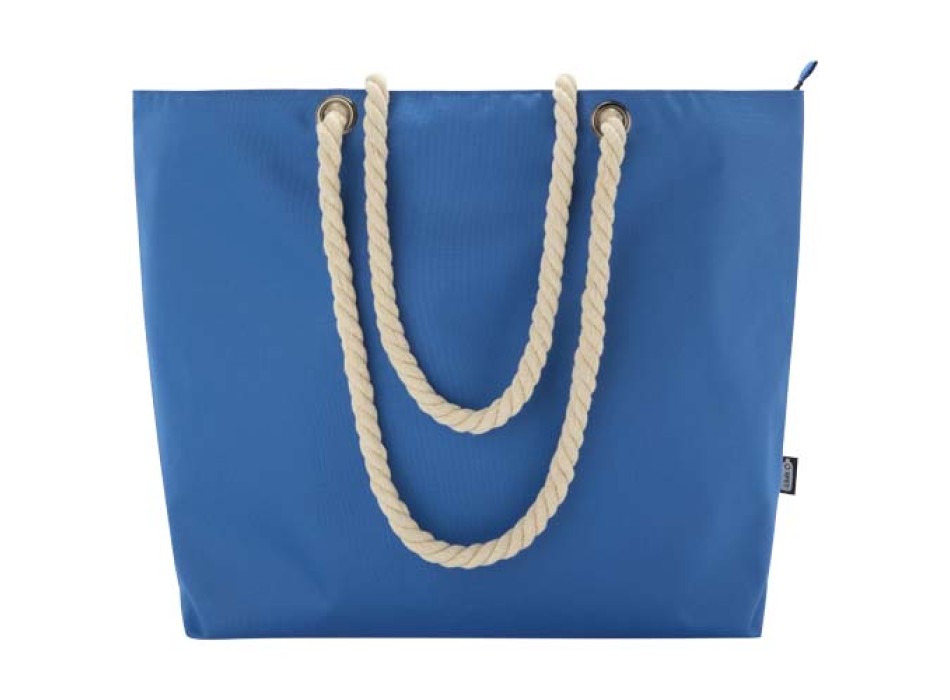 Tote bag termica da spiaggia in materiale riciclato certificato GRS con manici in corda Panama - 23L FullGadgets.com