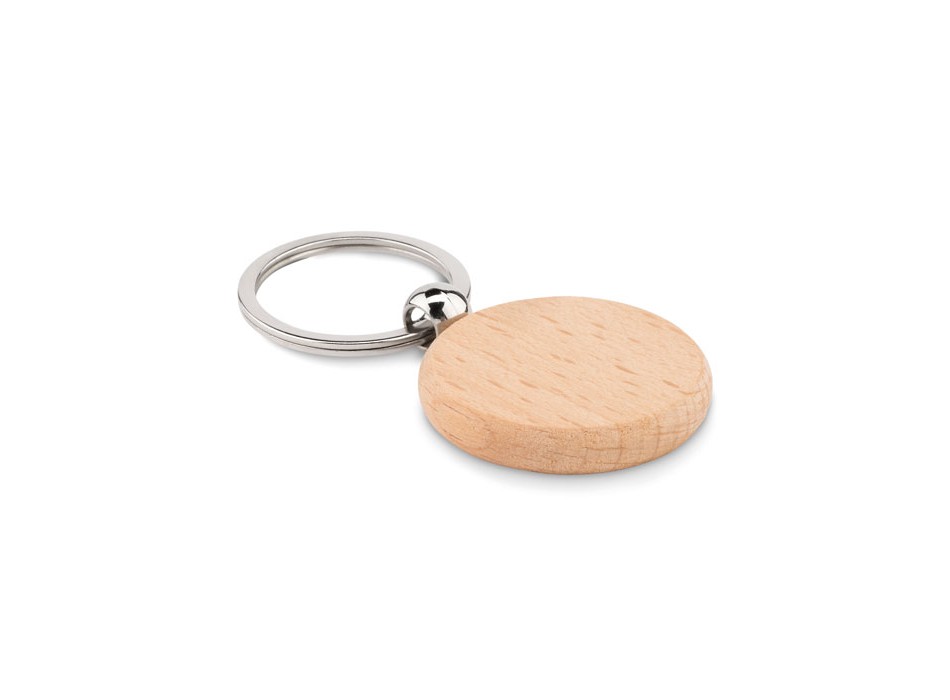 TOTY WOOD - Portachiavi rotondo in legno FullGadgets.com