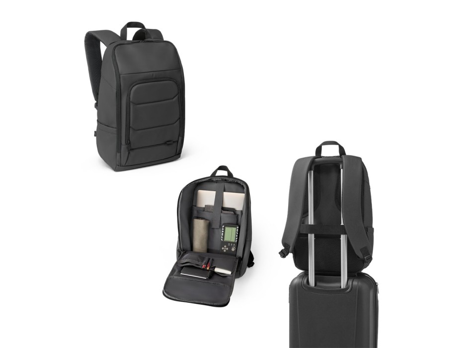 TOULON. Zaino per notebook realizzato in poliestere riciclato 600D ad alta densità 16" FullGadgets.com