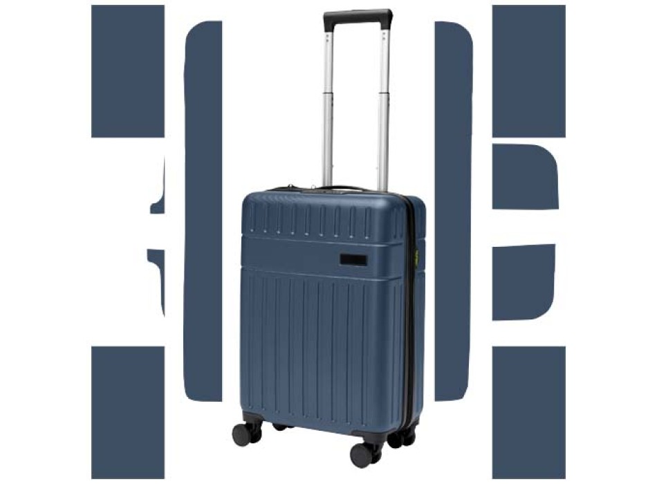 Trolley bagaglio a mano in materiale riciclato certificato GRS da 40 l per portatile da 20" Rover FullGadgets.com