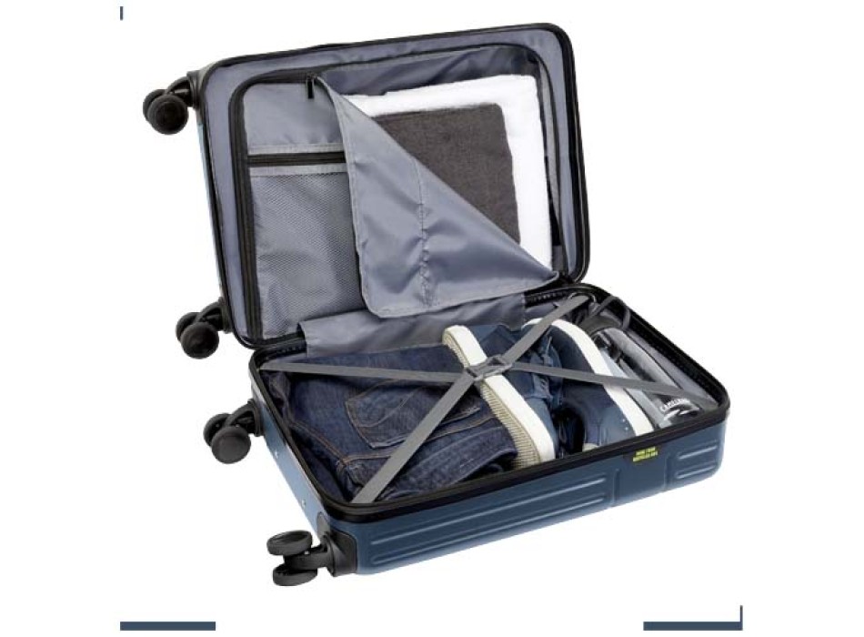 Trolley bagaglio a mano in materiale riciclato certificato GRS da 40 l per portatile da 20" Rover FullGadgets.com