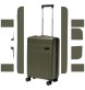Trolley bagaglio a mano in materiale riciclato certificato GRS da 40 l per portatile da 20" Rover FullGadgets.com