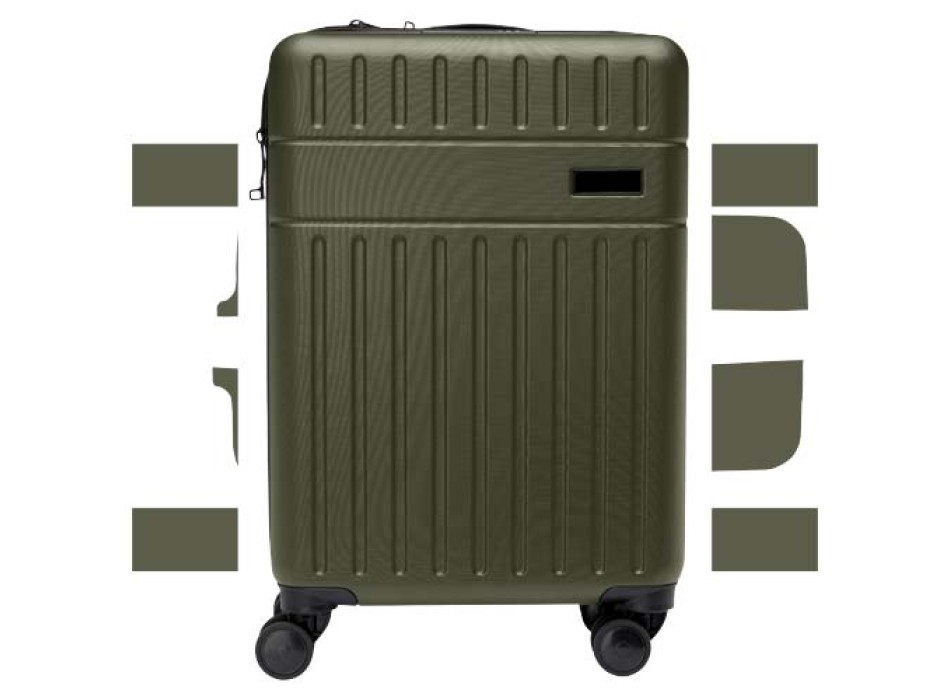 Trolley bagaglio a mano in materiale riciclato certificato GRS da 40 l per portatile da 20" Rover FullGadgets.com