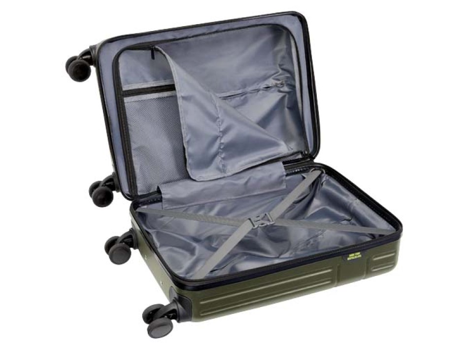 Trolley bagaglio a mano in materiale riciclato certificato GRS da 40 l per portatile da 20" Rover FullGadgets.com