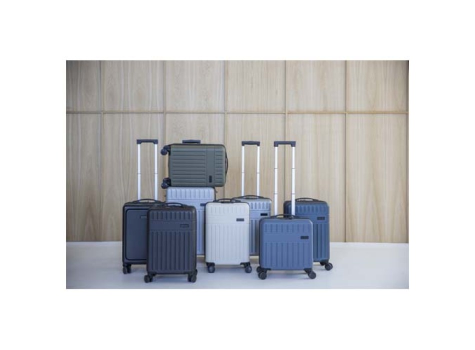 Trolley espandibile per portatile da 24" in materiale riciclato certificato GRS da 40 litri Rover FullGadgets.com