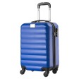 Trolley rigido  da 20 pollici in ABS con lucchetto di sicurezza e 4 ruote girevoli FullGadgets.com