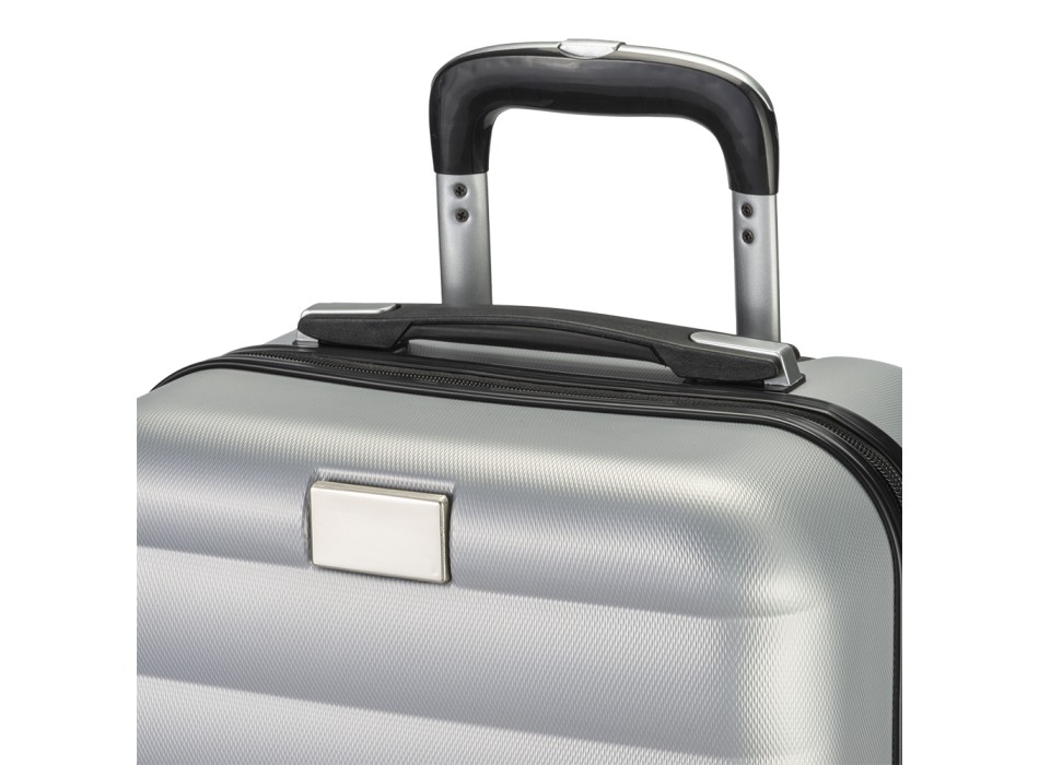 Trolley rigido  da 20 pollici in ABS con lucchetto di sicurezza e 4 ruote girevoli FullGadgets.com