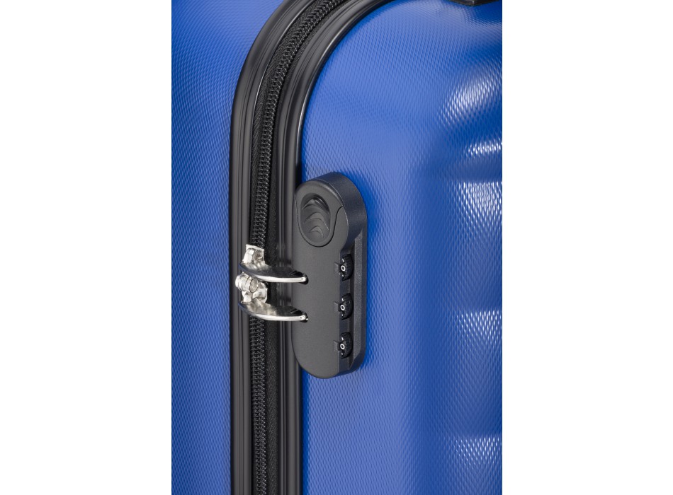 Trolley rigido  da 20 pollici in ABS con lucchetto di sicurezza e 4 ruote girevoli FullGadgets.com