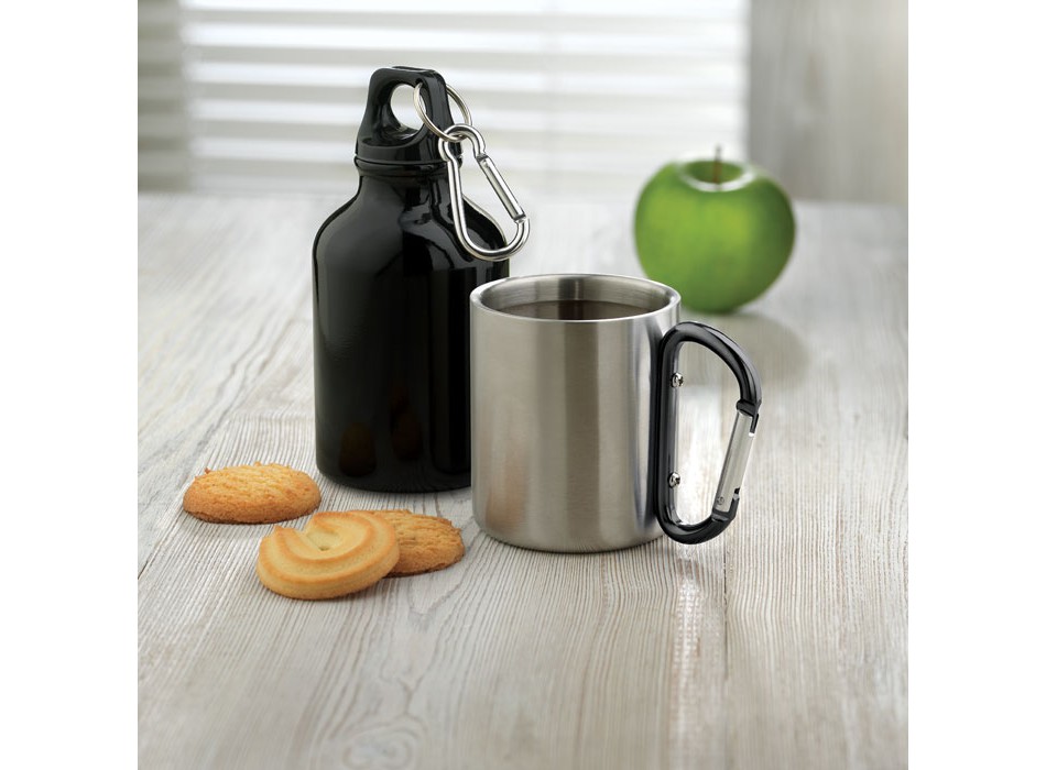 TRUMBO - Tazza in metallo c/moschettone FullGadgets.com