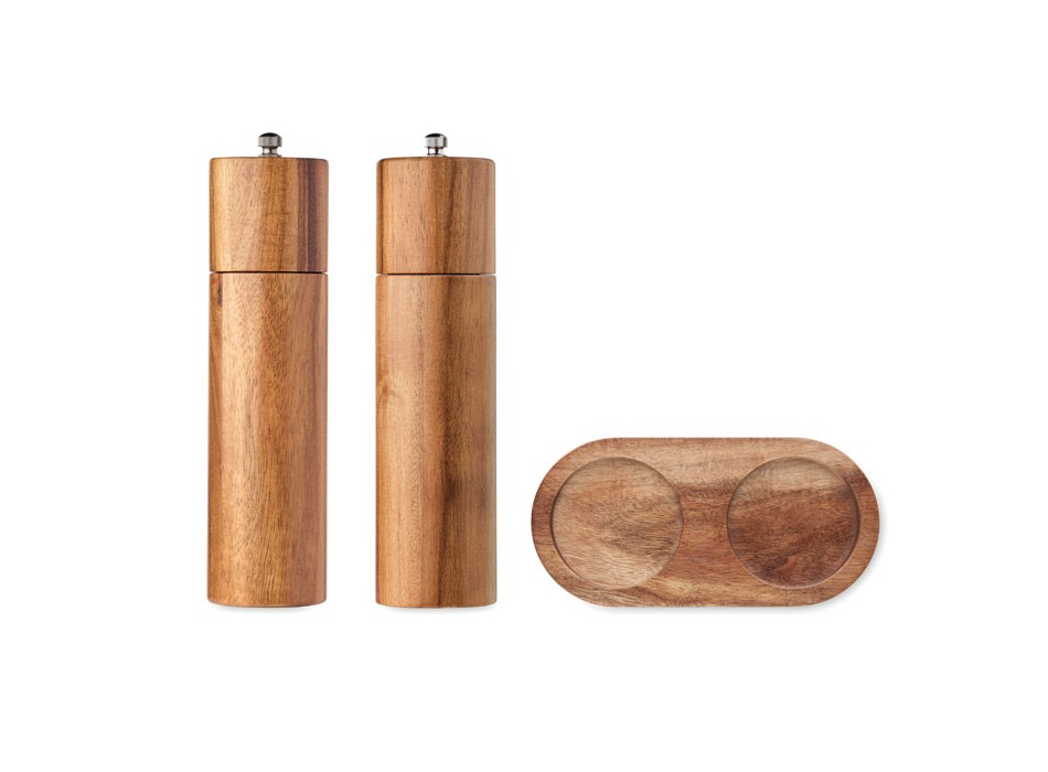 TUCCO SET - Macina sale e pepe in acacia FullGadgets.com