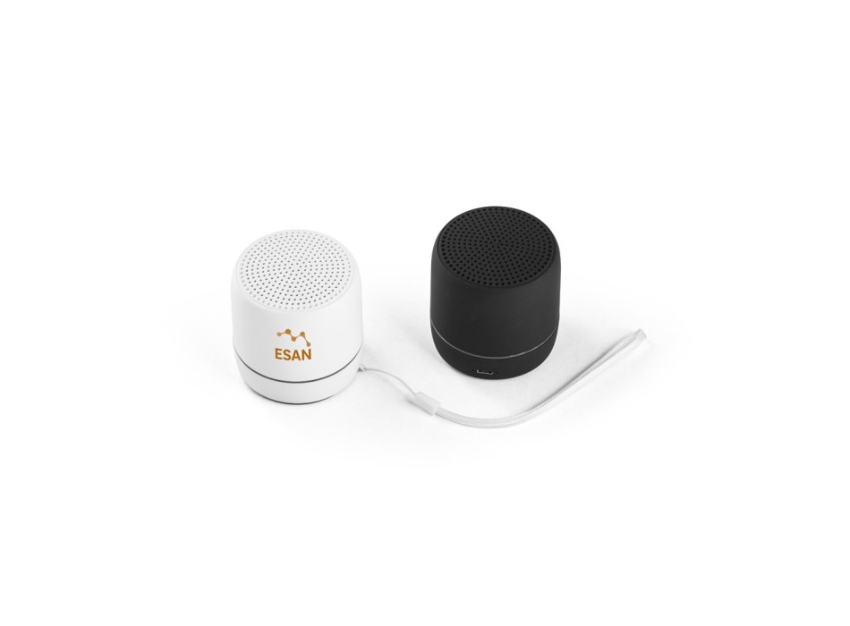 TURING. Altoparlante portatile da 3W con 4 ore di autonomia con il ABS riciclato (100% rABS) FullGadgets.com