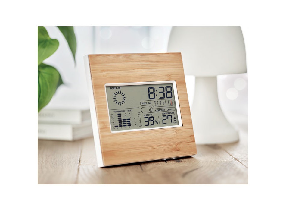 TURKU - Stazione meteo in bamboo FullGadgets.com