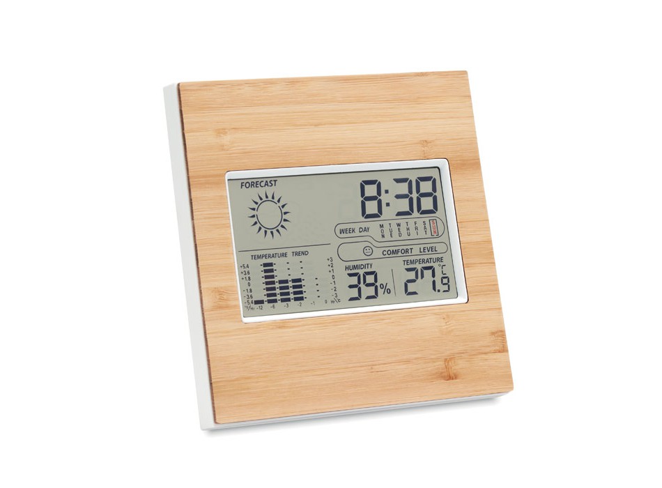 TURKU - Stazione meteo in bamboo FullGadgets.com