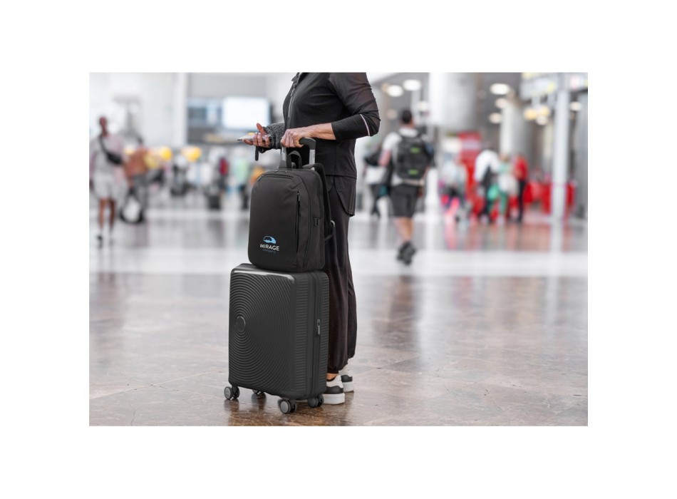 UDINE. Zaino con scomparto apribile completamente in poliestere riciclato 300D ad alta densità 16" FullGadgets.com
