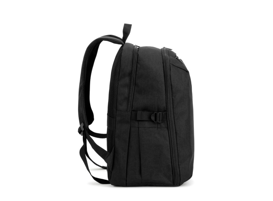 UDINE. Zaino con scomparto apribile completamente in poliestere riciclato 300D ad alta densità 16" FullGadgets.com