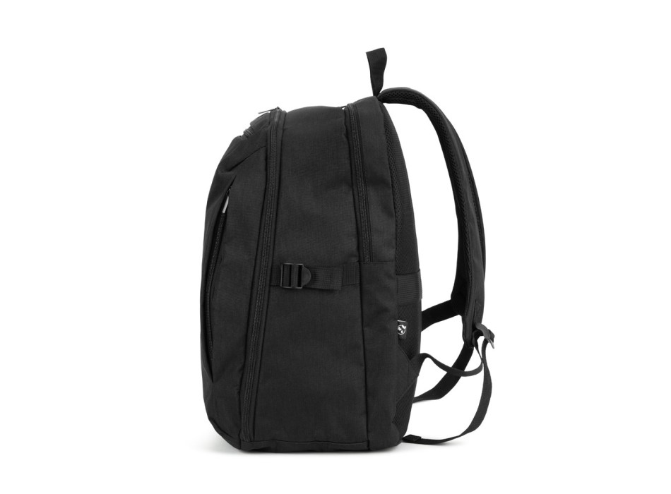 UDINE. Zaino con scomparto apribile completamente in poliestere riciclato 300D ad alta densità 16" FullGadgets.com