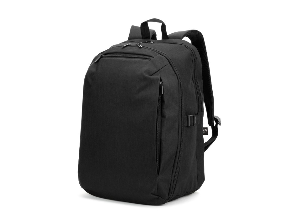 UDINE. Zaino con scomparto apribile completamente in poliestere riciclato 300D ad alta densità 16" FullGadgets.com