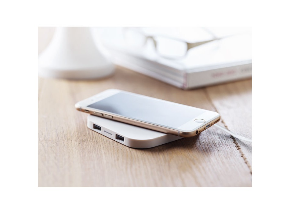 UNIPAD - Powerbank a induzione con HUB FullGadgets.com