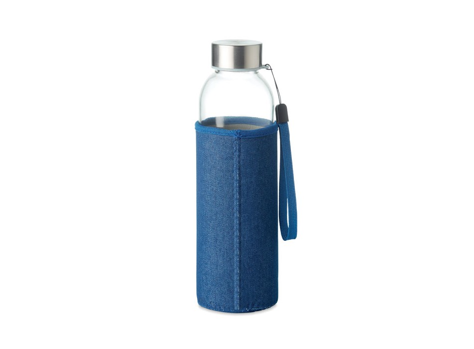UTAH DENIM - Bottiglia in vetro con pouch FullGadgets.com