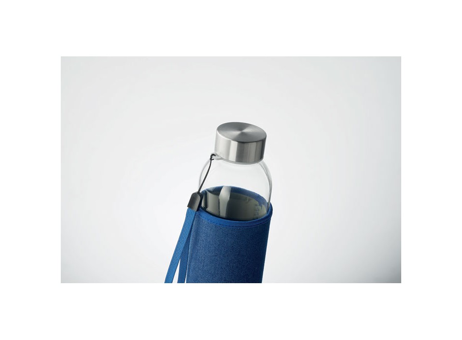 UTAH DENIM - Bottiglia in vetro con pouch FullGadgets.com