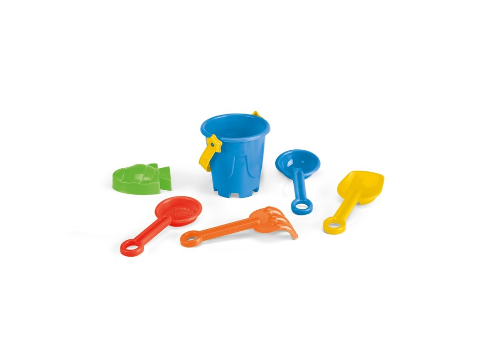 VALLARTA. Secchiello da spiaggia in PP con 5 accessori FullGadgets.com