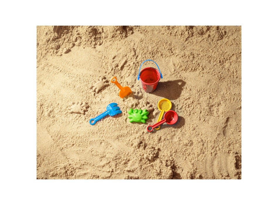 VALLARTA. Secchiello da spiaggia in PP con 5 accessori FullGadgets.com