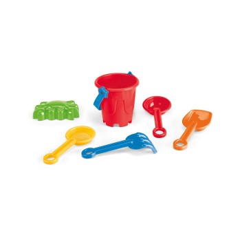 VALLARTA. Secchiello da spiaggia in PP con 5 accessori FullGadgets.com