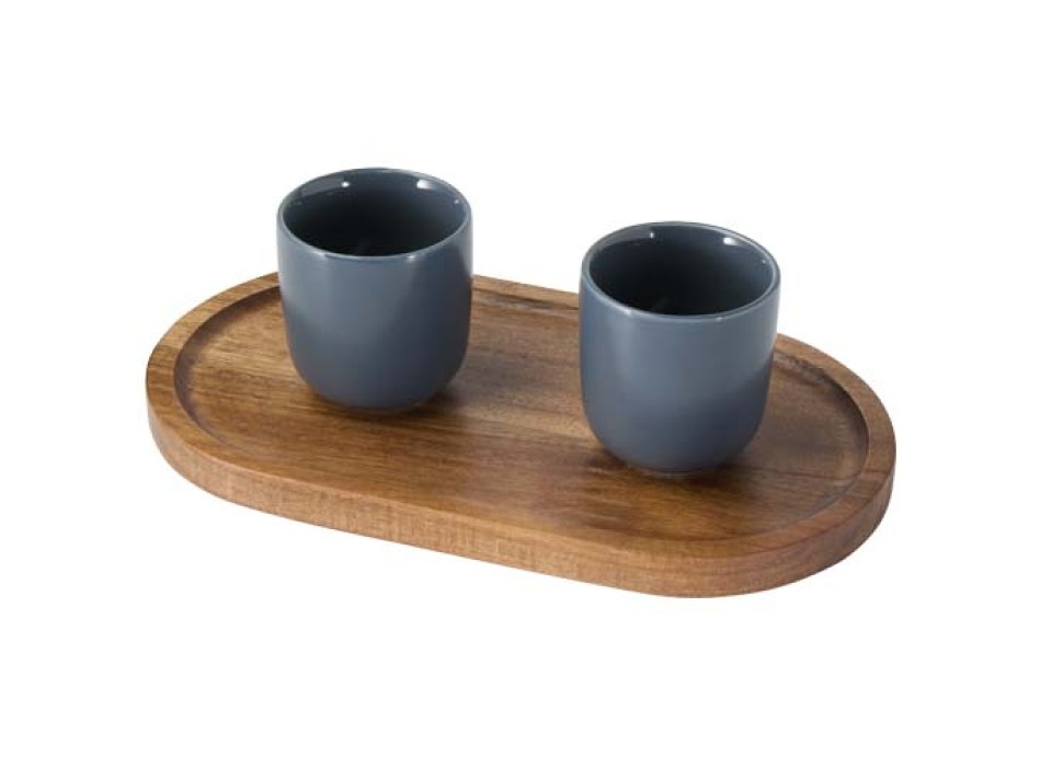 Vassoio da portata in legno di acacia Edge FullGadgets.com