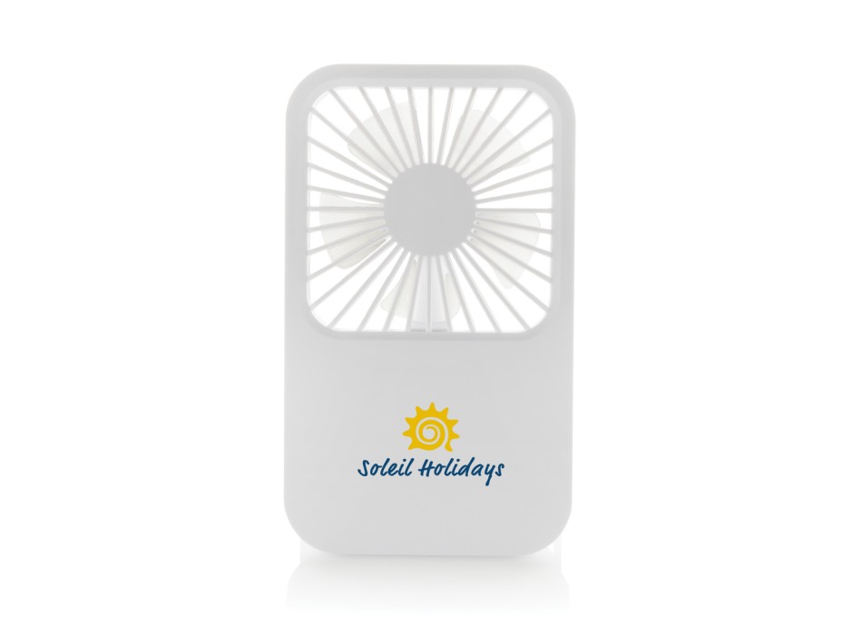 Ventilatore ricaricabile da tavolo Aervina uin rPlastica RCS FullGadgets.com