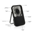 Ventilatore ricaricabile da tavolo Aervina uin rPlastica RCS FullGadgets.com