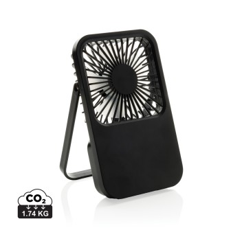 Ventilatore ricaricabile da tavolo Aervina uin rPlastica RCS FullGadgets.com