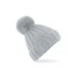 Verbier Fur Pop Pom Chunky Beanie FullGadgets.com